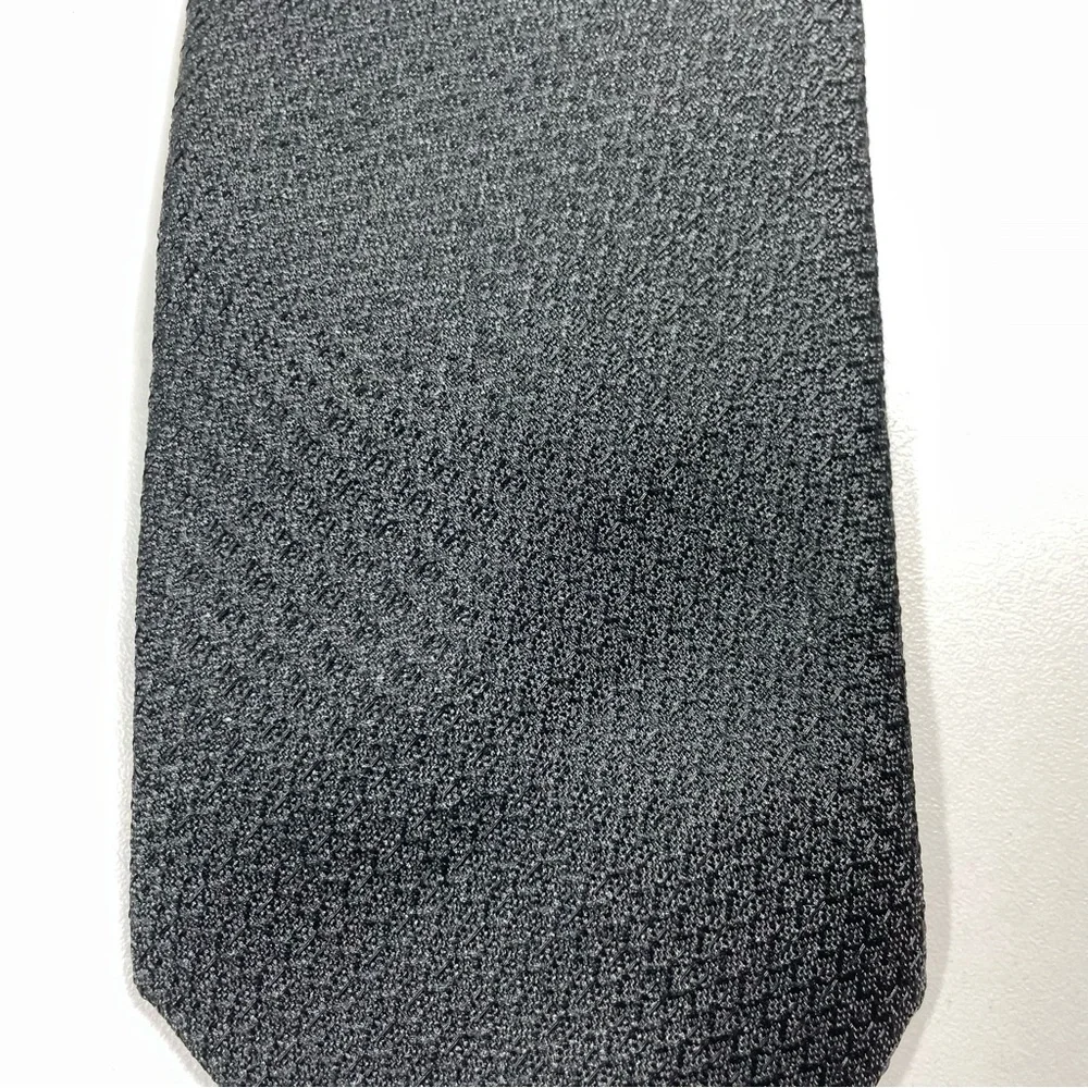 GreenDog black Textured Clip On Tie